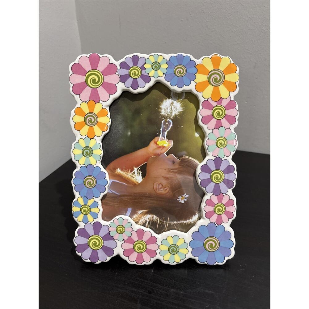 Lenox Gorham Merry Go Round “Mary Mary Quite Contrary” Floral Photo Frame 5x7